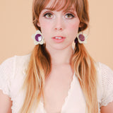 Flower Ponytail Tie in Cream