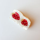 Strawberries Pearlescent Hair Claw