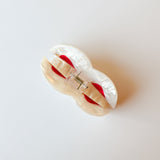 Strawberries Pearlescent Hair Claw