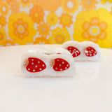 Strawberries Pearlescent Hair Claw