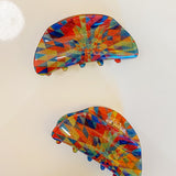 Confetti Rainbow Hair Claw