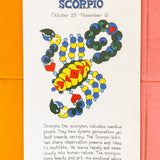 Scorpio Zodiac Print
