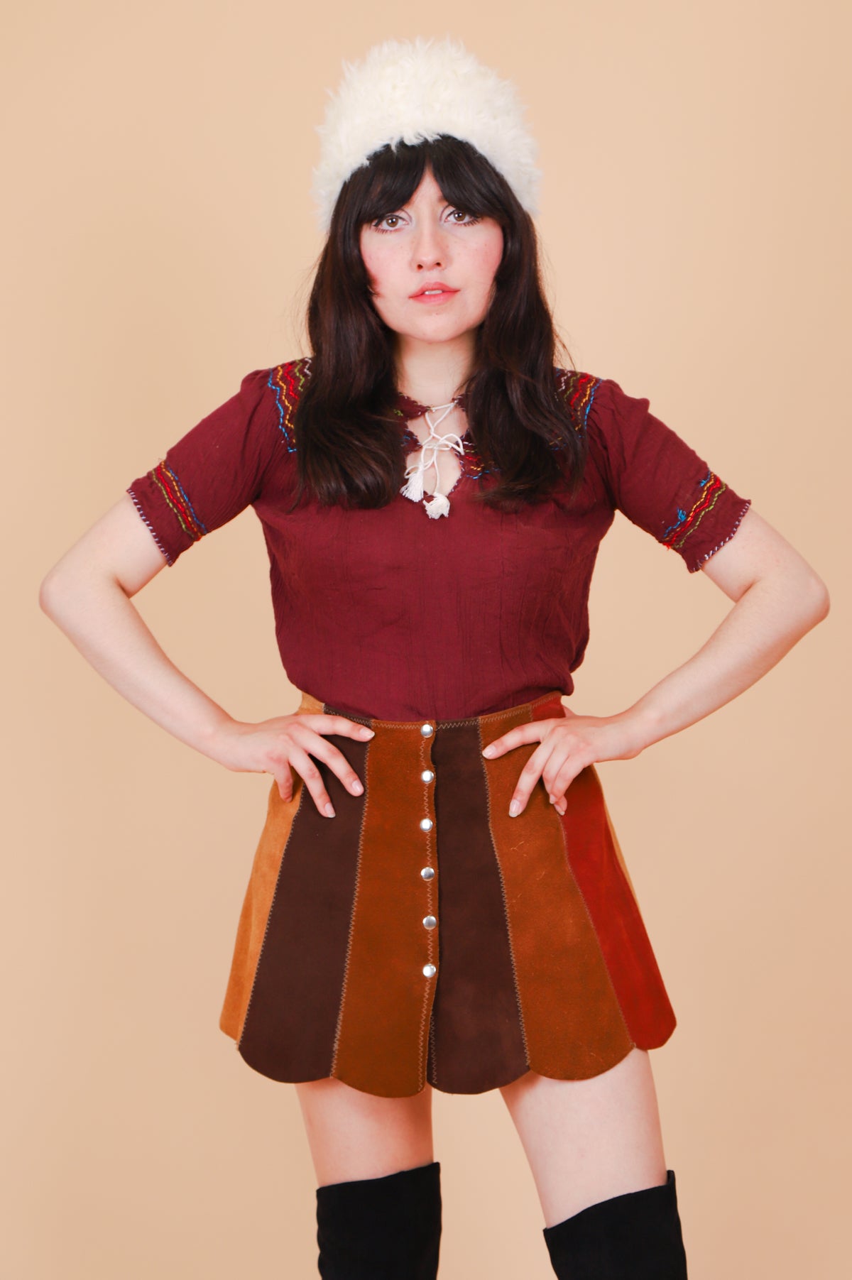 Vintage 1960’s Lapis Penny Lane Blouse