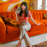 Birkin Pant in Houndstooth