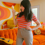 Birkin Pant in Houndstooth