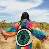 Rainbow Eye Blanket Robe Coat
