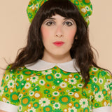 The Green Daisy Beret