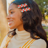 Checker Hair Clip