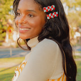 Checker Hair Clip