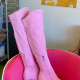 The Jane Boot in Bubblegum Pink