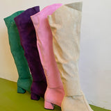 The Jane Boot in Cream