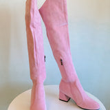 The Jane Boot in Bubblegum Pink