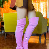 The Jane Boot in Bubblegum Pink