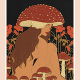 Mushroom Woman Print
