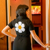 Flower Power Romper in Black