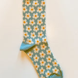 Daisy Socks in Baby Blue