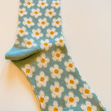 Daisy Socks in Baby Blue
