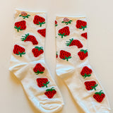 Softie Socks in Strawberry