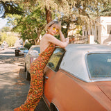 Cecilia Jumpsuit in Marigold