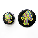 Magic Shroom Button in Black